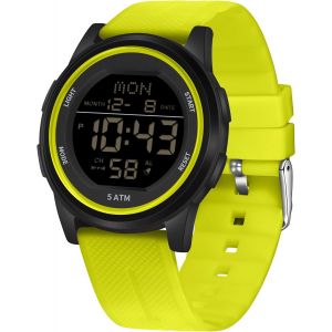 Montre De Sport Num&eacute;rique &Eacute;tanche Pour Homme Avec Chronom&egrave;tre,R&eacute;tro&eacute;clairage Led,Alarme,Compte &Agrave; Rebours,Date.[J320] - Neuf