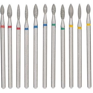 Foret À Ongles 11 Pièces,Embouts Forets À Ongles Set,Foret À Ongles Professionnel,Pour Manucure,Pédicure,Salon De Beauté - Neuf