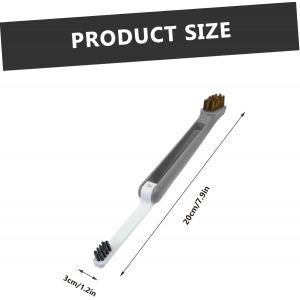 Lot de 6 brosses m&eacute;talliques pour barbecue, mini-gril &agrave; gaz, brosses m&eacute;talliques en laiton, brosses &agrave; poils en acier inoxydable - Neuf