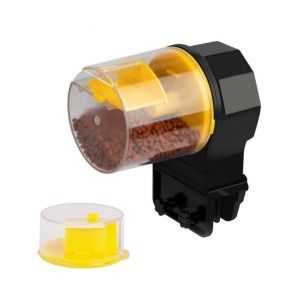 Distributeur Intelligent De Nourriture Pour Poissons D'aquarium Avec Minuterie - Distributeur Automatique Pour Poissons Et Tortues, Portions Réglables, Double Capacité, Installation Facile - Neuf
