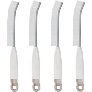 Kalanka-Brosse Nettoyage Interstices (4 Pi&egrave;ces), Avec Pinces Amovibles, Brosse Joint Carrelage, Pour Rainure Fenetre, Salle De Bain, Toilettes Nettoyage, Blanc - Neuf