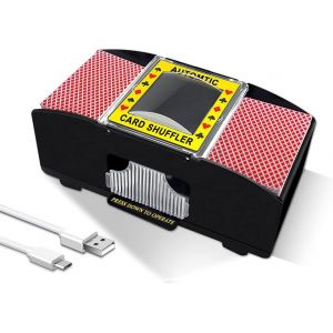 Kalanka-M&eacute;langeur De Cartes Automatique Usb/Piles, M&eacute;langeur &Eacute;lectrique Pour F&ecirc;te Familiale, Poker/Blackjack/Uno - Neuf