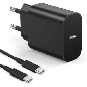 Cmjaagur-25 W Chargeur Rapide Usb C Câble De Charge Compatible Avec Samsung Note 20 Ultra Note 10 A52 A72 Galaxy S22 Ultra S22 Plus S21 Ultra S21 Fe S20 S10 Adaptateur[M1735] - Neuf