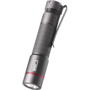 HLJHJ-P3160 Mini Lampe Torche LED CREE étanche IP65 170 LM 100 m de portée avec Clip en Acier, Noir - Neuf