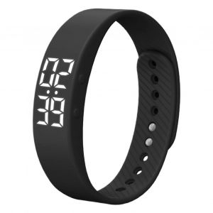 Smart Bracelet Fitness Tracker Pour Les Hommes | &Eacute;tanche Podom&egrave;tre Montre Pour La Course, Exercice, Salle De Gym, La Marche, Noir - Neuf