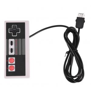 Poign&eacute;e De Manette De Jeu Filaire De Remplacement Pour Console Nintendo Nes Mini Classic - Neuf