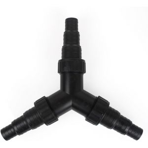 Répartiteur en Y Distributeur d'eau pour Pompe de Bassin CST-02 25/32/38mm (1""/1 1/4""/1 1/2"") - Neuf
