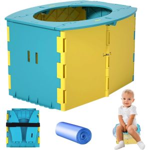 Chenquansarl-Pot De Voyage Portable Pour Enfant¿Siège De Toilette Pliable Siège De Pot De Bébé Portable Trainer Pot Wc Pour Cha Bébé¿Pour Garçons Et Filles - Neuf