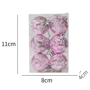 Arbre De No&euml;l Boules De Boules De D&eacute;coration De No&euml;l, Pendaison Partie O - Neuf