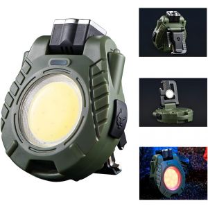 Lampe Torche Porte-Cl&eacute;s, Lampe Frontale &Agrave; Led Rechargeable Par Usb, Mini Lampe Torche, Lampe Frontale &Agrave; Induction Portable Multifonctionnelle [Classe &Eacute;nerg&eacute;tique A++] - Neuf