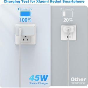 45W Chargeur Rapide Usb Pour Redmi Note 14 Pro 14 13 12 Poco X7,Chargeur Turbo Avec 6A C&acirc;ble Usb C 1M Pour Xiaomi Pad 7 6 11 Lite Redmi Pad Se Pro Redmi 14C 13C 12C Redmi 12 Redmi A3 Poco C75 C65 M6 - Neuf