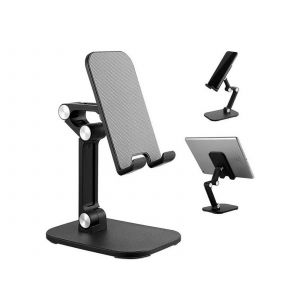 Support pliable pour tablette et t&eacute;l&eacute;phone - Lot de 2, noir - Neuf