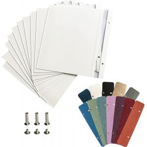 Album Photo Adhesif Vierge 28x27 CM Classeur Photo Livre Photo Personnalisable Scrapbook de Classe Mariage Livre D'or Enfant Bebe Carte Postale DIY, 40 Pages Gris - Neuf