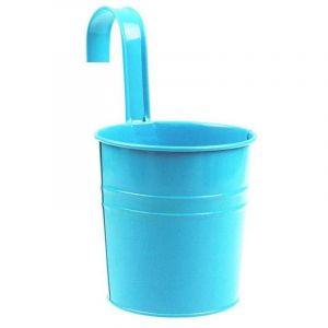 Mur De Fleurs En Fer Métallique, 10 Couleurs, Pot De Plantes, Crochet E27 18, Pots De Jardinière De Jardin, Balcon, Panier Succulent.Bleu - Neuf