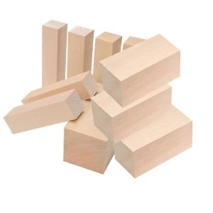 Tilleul Sculpture Blocs Sculpture Bois Bois De Tilleul Pour La Sculpture 10pcs - Whittling Bois Pour L'artisanat Bois C - Neuf