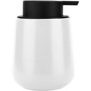 KAL-Distributeur De Savon Pour Les Mains, 400 Ml, Distributeur De Savon Pour Cuisine Et Salle De Bain, Distributeur De Shampooing, En Céramique, Idéal Pour Les Lotions, Les Huiles Essentielles, - Neuf