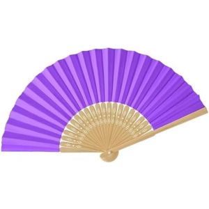 Kalanka-1x Eventails À Main Portables, Éventails Pliants, Violet Ventilateur Pliant Éventails Pliants En Chinoise Petit Éventail Faveur Du Parti Fan De Poche Éventails Pliants Pour Mariage Décoration - Neuf