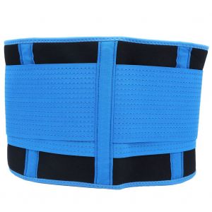 Ceinture D'exercice En Maille Respirante, Ceinture Ajustable, Protection De Taille Pour Fitness, Bleu, Taille M - Neuf