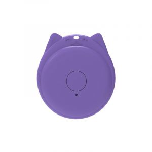 Mini Traqueur Gps Bluetooth 5.0,Dispositif Anti-Perte Rond,Animal De Compagnie,Chien,Chat,Enfants,Sac,Portefeuille- Purple-C-D4 - Neuf