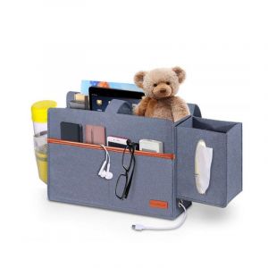 Sac De Rangement Pour Lit Enfant - Rangement De Lit Suspendu - Sac De Rangement Pour Livres, Magazines, Téléphone Portable - Neuf