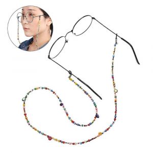 1pcs 60/70/76cm Cha&icirc;ne De Lunettes De Lecture Pour Les Femmes Coquille Perles Lunettes De Soleil Cordons Perles Lunettes Lani&egrave;re Tenir Sangles Lunettes Corde - Neuf