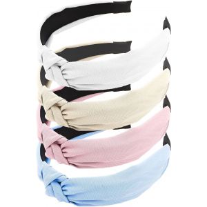 Kalvd-Lot De 5 Serre-Têtes Pour Femme-Couleurs Vives-Design Élégant-Pour Fête Et Style - Neuf