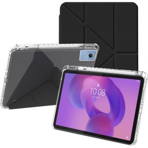KAL-Coque De Protection Pour Lenovo Idea Tab 11"", [Ultra-Mince Et R&eacute;sistant Aux Chocs] Design Pliable En Y, Smartwake/Sleep,Avec Porte-Stylo,Compatible Avec Coque Lenovo Idea Tab - Noir - Neuf