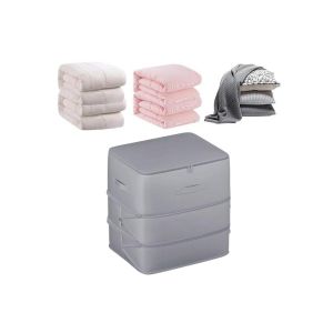 Organisateur De Compression &Agrave; 3 Niveaux Pour Un Gain De Place Lors Du D&eacute;m&eacute;nagement Et Du Rangement - Neuf