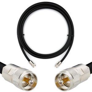 MEVRONISSHOP-PL259 20m UHF C&acirc;ble coaxial 8D-FB &Oslash;11.1mm 50 Ohm &iquest; R&eacute;sistant aux intemp&eacute;ries &iquest; rallonge pour HAM cable antenne CB Radio Analyseur Tosmetre Marine RF VHF Cibi SDR Radio Amateur - Neuf