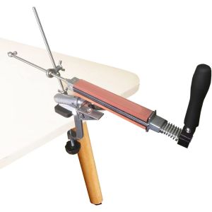 Mevronisshop-Aiguiseur De Couteaux Restaurant Pro Aiguiseur De Pierre &Agrave; Aiguiser Manuel Outil D'aff&ucirc;tage De Pierre Stabilisateur Pour Machette Faucille Ciseaux Couteau De Cuisine Couteau &Agrave; Fruits - Neuf
