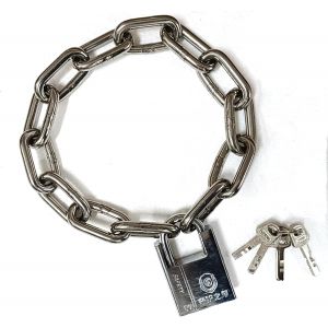 Chenquansarl-Serrure De Disque De Bicyclette Résistante De Serrure De Bicyclette De Sécurité De Vélo Avec La Serrure De Chaînes De 8mm, Serrure De Moto - Neuf