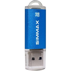 Cl&eacute; USB 32 Go Lot de 2 M&eacute;moire Stick USB 2.0 Flash Drive Pivotant Stockage Disque Pendrive par MAX (32Go Bleu Vert) - Neuf
