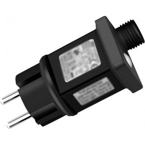 Jgd-Transformateur Led 31v, Alimentation Led 31v Ip44 Avec Adaptateur Pilote Bassetension Clignoteur Avec 8 Modes, Minuterie Et Fonction De M&eacute;moire Pour Lampes De No&euml;l, Lampes Guirlande - Neuf