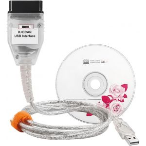 MEVRONISSHOP-K+Dcan C&acirc;ble USB avec Interrupteur pour Outil de Diagnostic de ch&acirc;ssis s&eacute;rie E C&acirc;ble OBD2 Compatible Fonctions de Lecture et de r&eacute;initialisation des d&eacute;fauts - Neuf