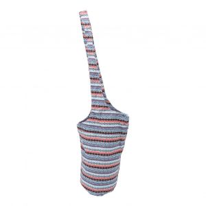 Hjlian Sac De Rangement En Toile Pour Tapis De Yoga, Fabrication Exquise, Reutilisable, Portable, A Bandouliere, Bleu - Neuf