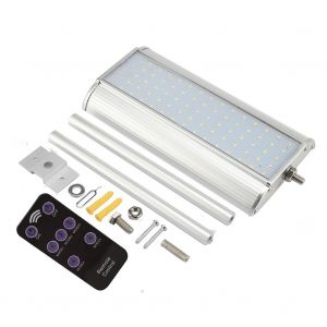 Hjlian Applique Murale Solaire 70 Led Etanche Avec Capteur Radar Et Telecommande, Blanche - Neuf