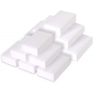 Lot de 24 éponges magiques. Idéales pour éliminer les rayures tenaces des chaussures, graisser les taches sur les plans de travail et les coins sales. (Blanc, 24 pièces) - Neuf