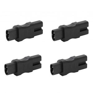 4pcs IEC320 C8 &agrave; IEC320 C15 Adaptateur d'alimentation d'ordinateur professionnel Adaptateur d'alimentation pour ordinateur portable PDU Cases Ups Socket - Neuf