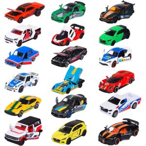 DDA-- Racing Cars - Petites voitures aléatoires très détaillées à l'échelle 1/64 (7,5 cm) avec carte à collectionner, modèle de voiture pour enfants de 3 ans et plus, assorti (lot de 1) - Neuf