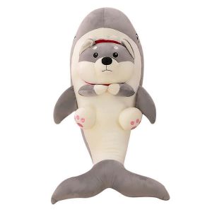 Peluche Sharkdog Doux Peluche Mignon Peluche &Eacute;treindre Poup&eacute;e Oreiller En Peluche Sharkdog Animal En Peluche - Neuf