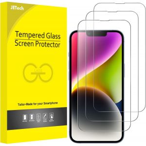 Eryi-Verre Trempé Pour Iphone 14 Plus 6,7 Pouces, Couverture Complète, Film Protection Écran, Dureté 9h Compatible Coque, Hd Transparent, Lot De 3 - Neuf