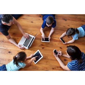 TIANYI-Câble réseau 1aTTack CAT5 FTP blindé avec 2x jeu de connecteurs RJ45 (5 pièces) 0,5 m blanc - Neuf