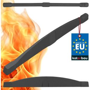 Cast Iron Fireplace Grill 370 mm Cast Iron Grill for Wood Stove Insert Fireplace Grill Cast Iron Fireplace - Neuf