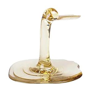 Acrylique créatif renversé support de bureau ornement jaune - Neuf