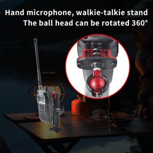 25mm Radio/Mic Stand Replacement Accessory for Walkie Talkie Microphone Mobile Radio 3 in 1 Compatible with Quansheng Motorola YAESU Two-Way Radio/CB Radio - Neuf