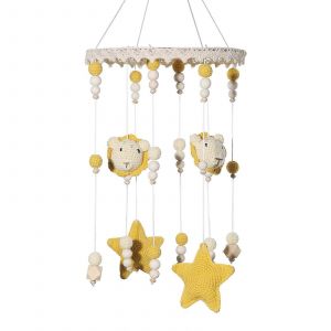 Mobile Pour Berceau, Hochet En Forme D'animal Au Crochet, Pendentif Pour Poussette, D&eacute;coration De Chambre De B&eacute;b&eacute;, Hochet Pour B&eacute;b&eacute;, &Eacute;quipement De Voyage - Neuf