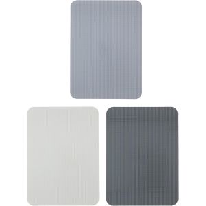 Ensemble De Planches À Découper - Planche À Découper - Antidérapant - Flexible - Compatible Lave-Vaisselle - 20x28cm - Gris - Neuf