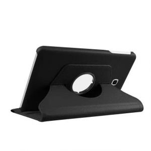 Pour Samsung Galaxy Tab A 9.7 SM-T550 Tablet Case Flip Stand PU Juste de protection en cuir pour T550 P550 P555 T555C Auto Wake Sleep--Black - Neuf