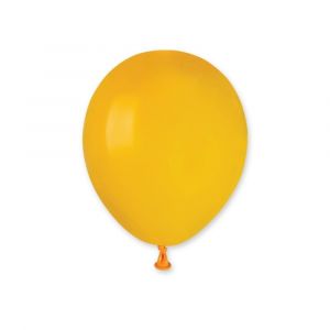50 BALLONS LATEX BIO 13CM JAUNE MOUTARDE - Neuf