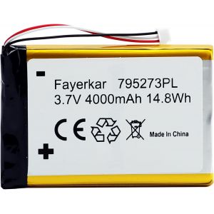 Batterie compatible avec Tigerbox Touch Radio Play Box (4000mAh, 3.7V, Li-Polym&egrave;re) - Neuf